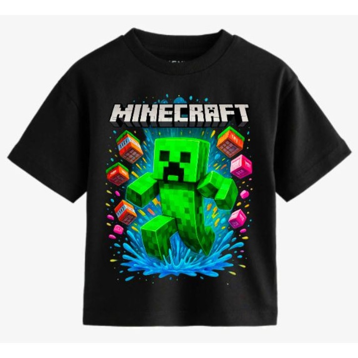 Unisex póló, 100% pamut, Minecraft
