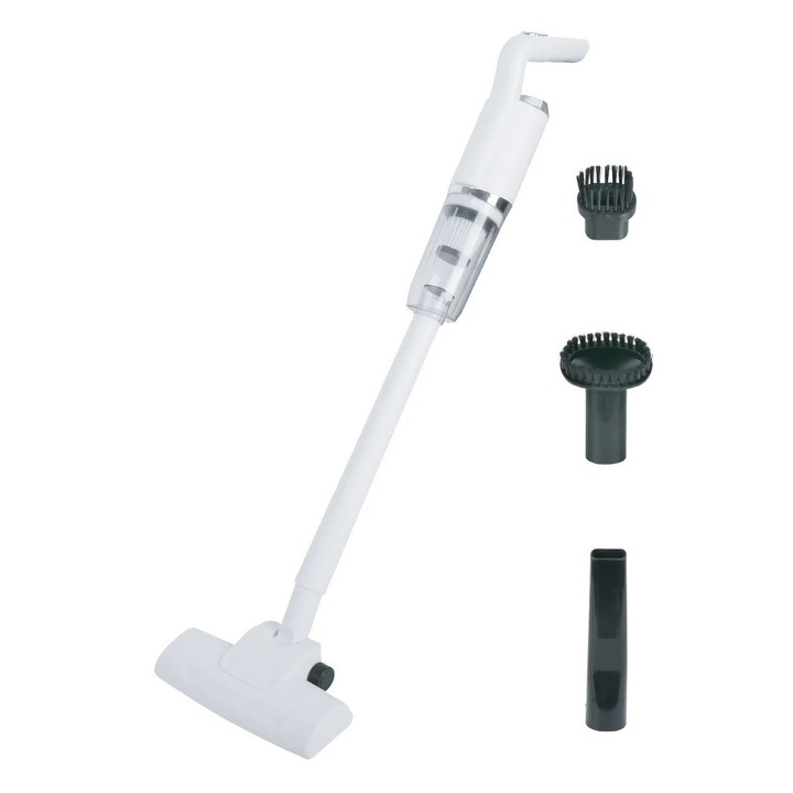 Aspirator Electric Vertical & Manual Alb 50W 600ml