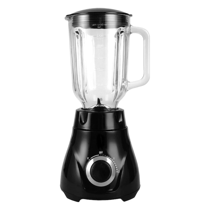 Blender Gotze & Jensen HB301K, 700W, 5 viteze, negru-argintiu, 0.6L