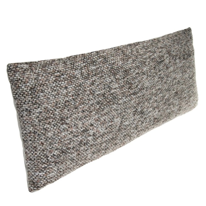 Perna Decorativa de Iarna Chenille Gri Maro 70x30cm