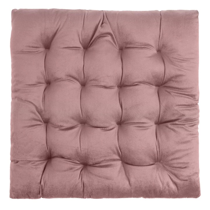 Perna Scaun Decorativa Roz Velvet 38X38cm