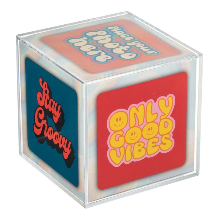 Rama Foto Decorativa Transparenta Cub 8x8cm