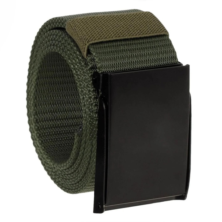 Férfi állítható sport nylon öv, khaki, 120x3,8 cm - Egy méret