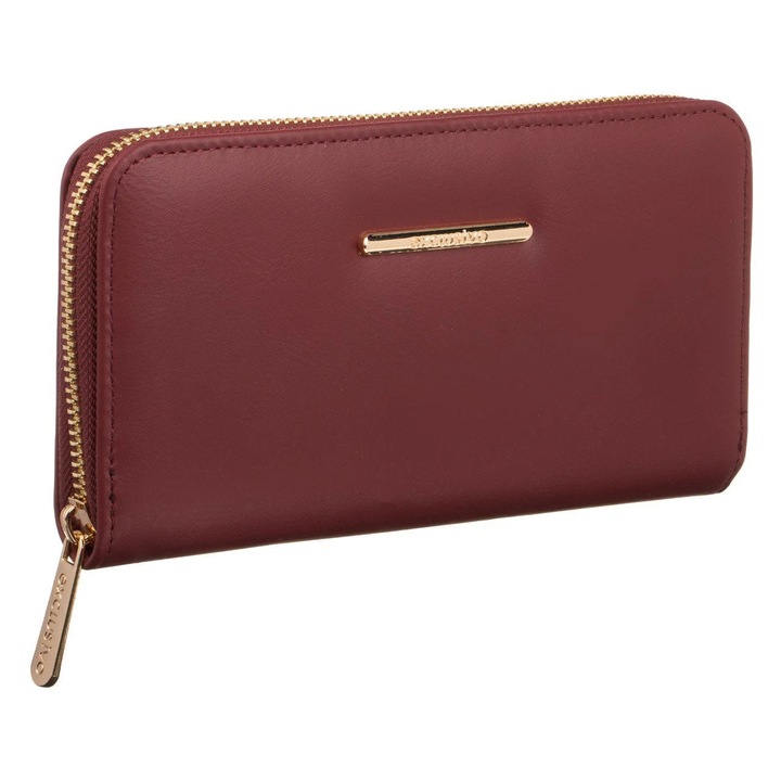 Бордо портфейл за жени 19.5x11x2.5см