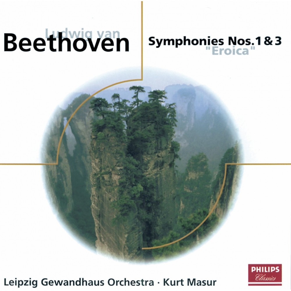 Kurt Masur-Symphonies Nos.1 & 3-Ludwig Van Beethoven-CD