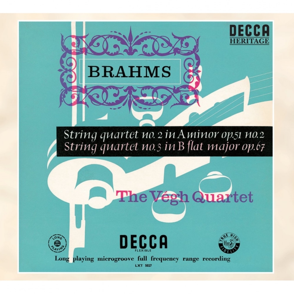 Sandor Vegh,Sandor Zoeldy-Streichquartett 2, 3-Johannes Brahms-CD