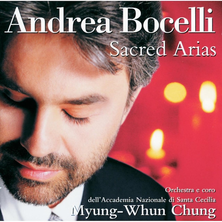 Andrea Bocelli-Sacred Arias-Caccini, Mascagni, Gounod, Schubert, Franck, Rossini, Verdi, Mozart, Handel-CD