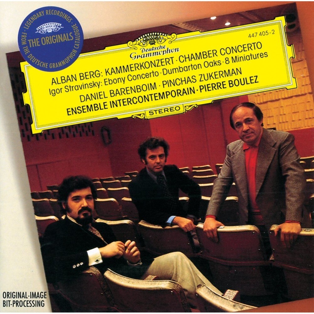 Daniel Barenboim, Michel Arrignon-Chamber Concerto-Alban Berg, Igor Strawinsky-CD