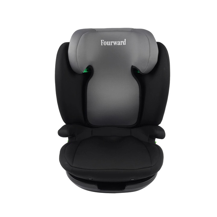 Scaun auto copii ISOFIX, Fourward, certificat EU R129, negru, 15-36 kg