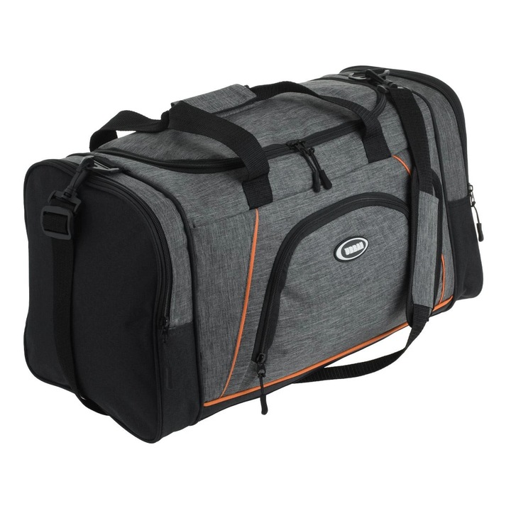 Szürke Utazótáska Narancssárga Szegéllyel 36L