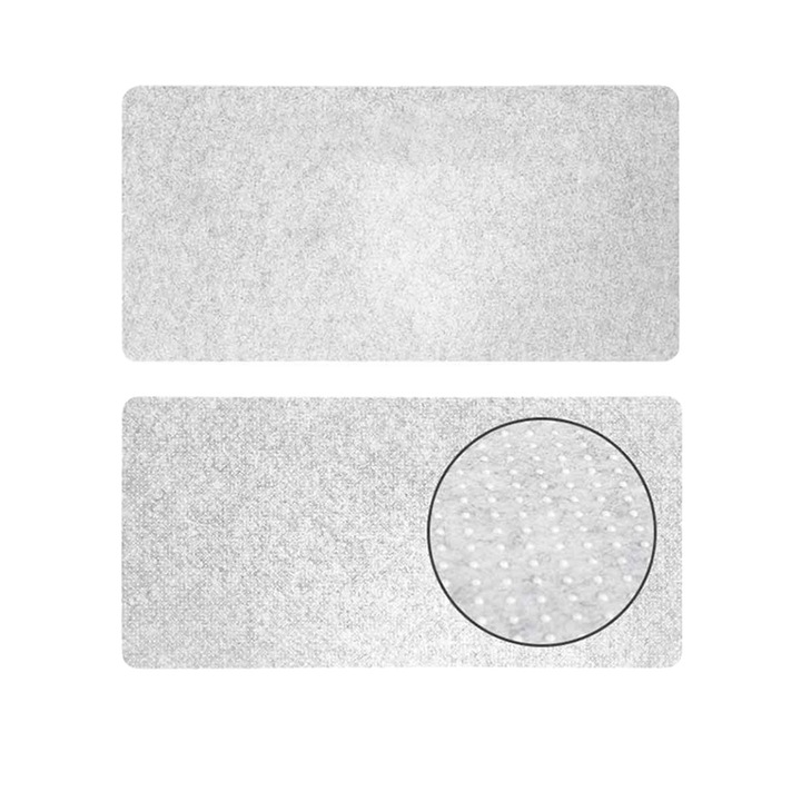 Mousepad, form rectangulara, suprafata antiderapanta, gri deschis, 120x50cm