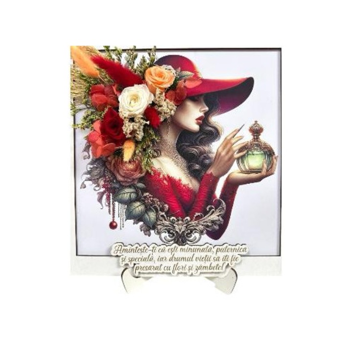 Tablou cu flori criogenate