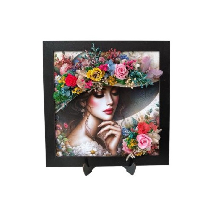 Tablou cu flori criogenate