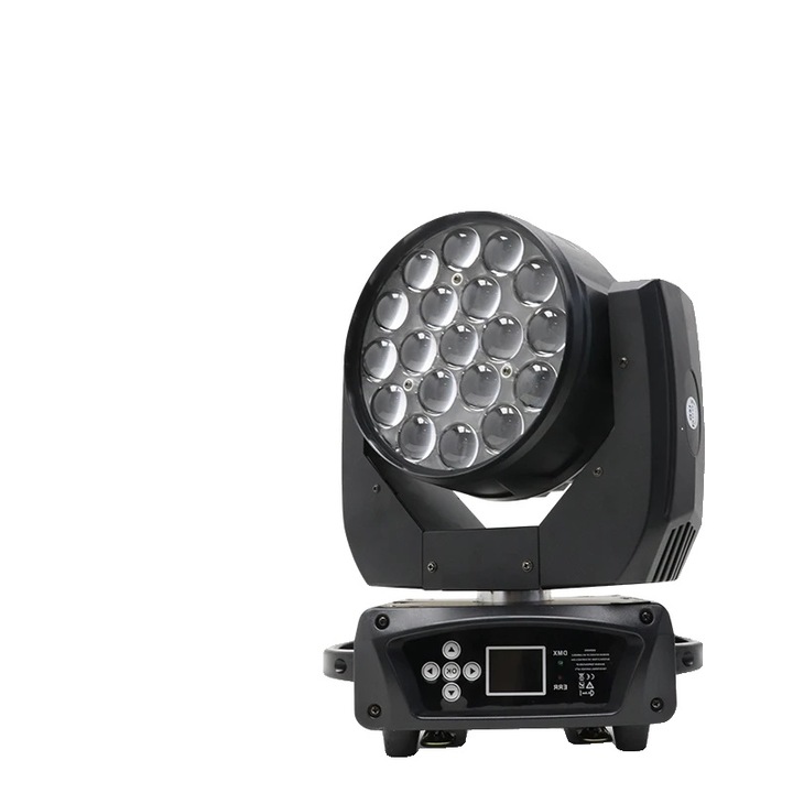 Lumina mobila, LED RGBW, control DMX, 285W, 15x10-60°, priza EU