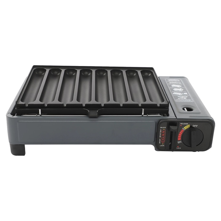 Градинско барбекю, преносим дизайн, ефективно готвене, синьо, 42x26x11см