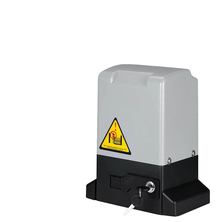 Kit automatizare poarta glisanta, motor AC 370W, capacitate 800kg, inchidere automata ajustabila 1-60s, detectie obstacole infrarosu, constructie din otel.