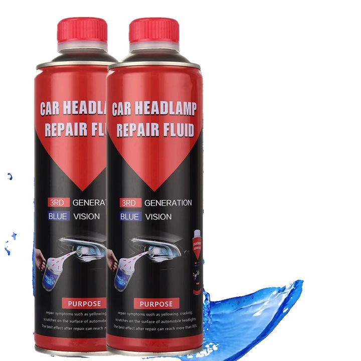 Kit de restaurare faruri, 800g, material polimer, aplicare usoara, aderenta puternica, compatibil cu diverse faruri