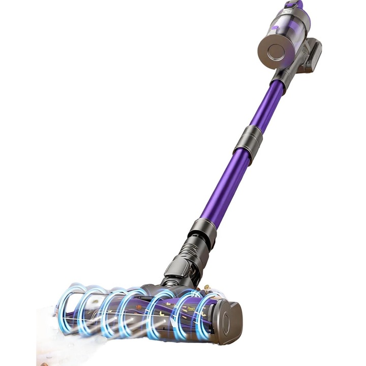 Aspirator fara fir, 70 minute autonomie, capacitate cutie de praf 1-2 L, 2.5 kg