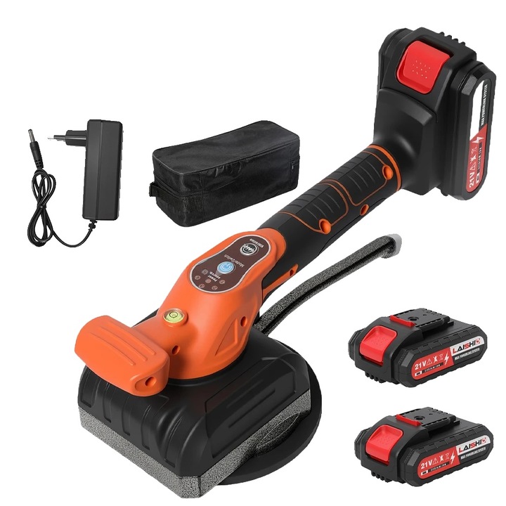 Slefuitoare pentru nivelarea placilor, 3500W, 5 trepte de viteza, portocalie