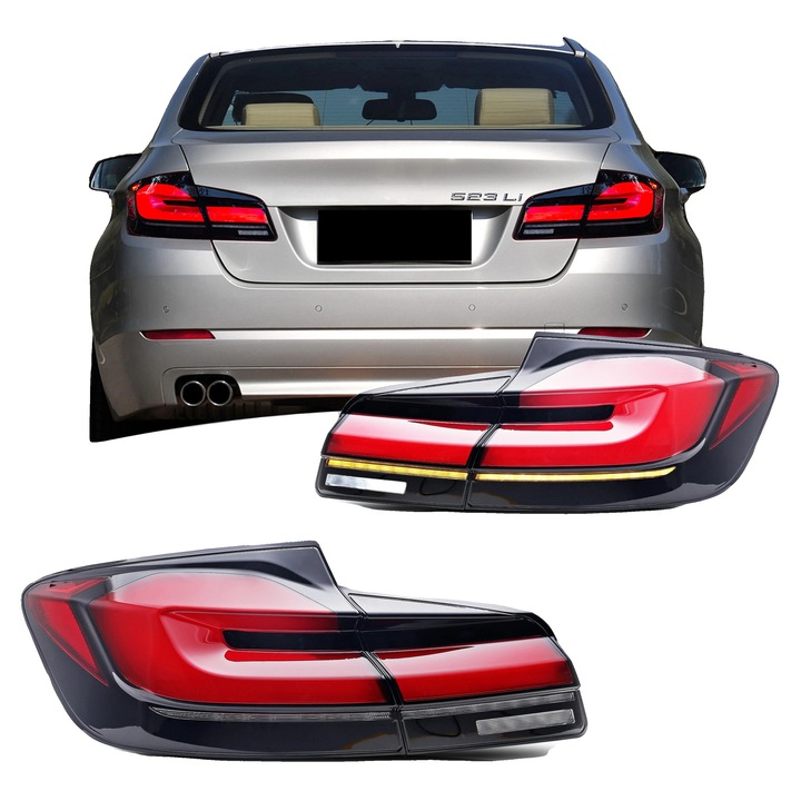 Asamblare Lampa Spate LED, 12 V, 35 W, 3400 LM, Semnalizare Secventiala, pentru Modele 5-Series 2011-2016