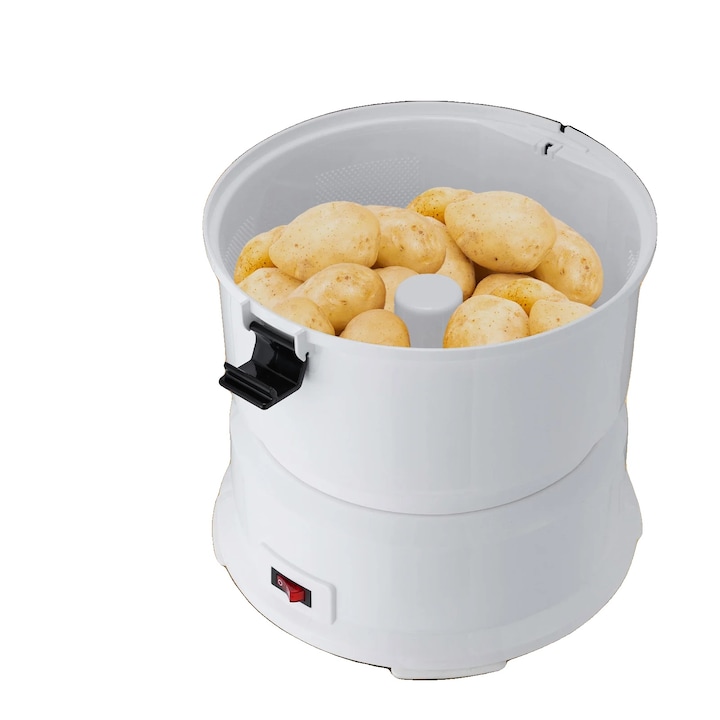 Curatator de cartofi, 0.8kg capacitate, 85W, 25.5x27cm, timp de curatare 2-4 minute