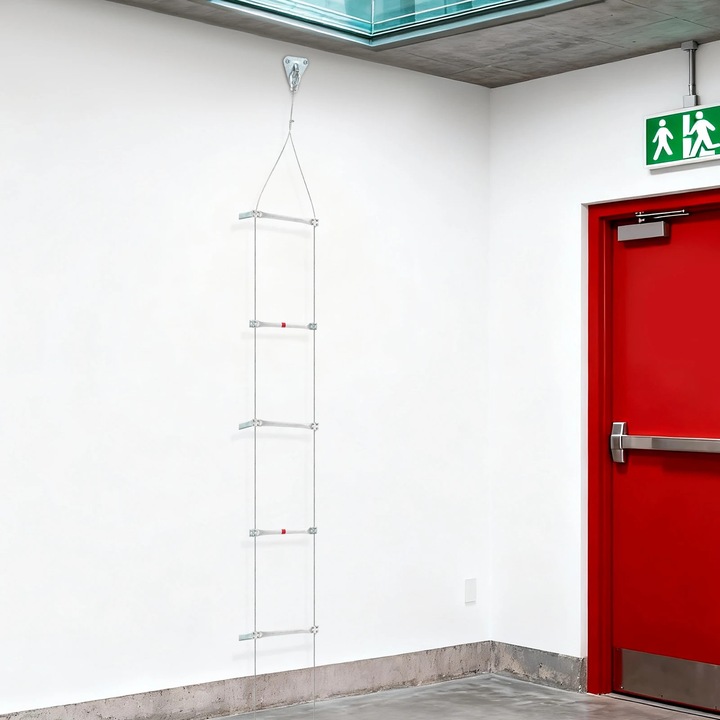 Munkaállvány, 10m, teherbírás 440lbs, acél és alumínium kivitel, összeszerelést igényel