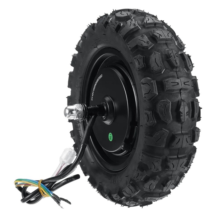 Anvelopa pentru motor cu hub, 11 inch, design vacuum, cauciuc de inalta calitate