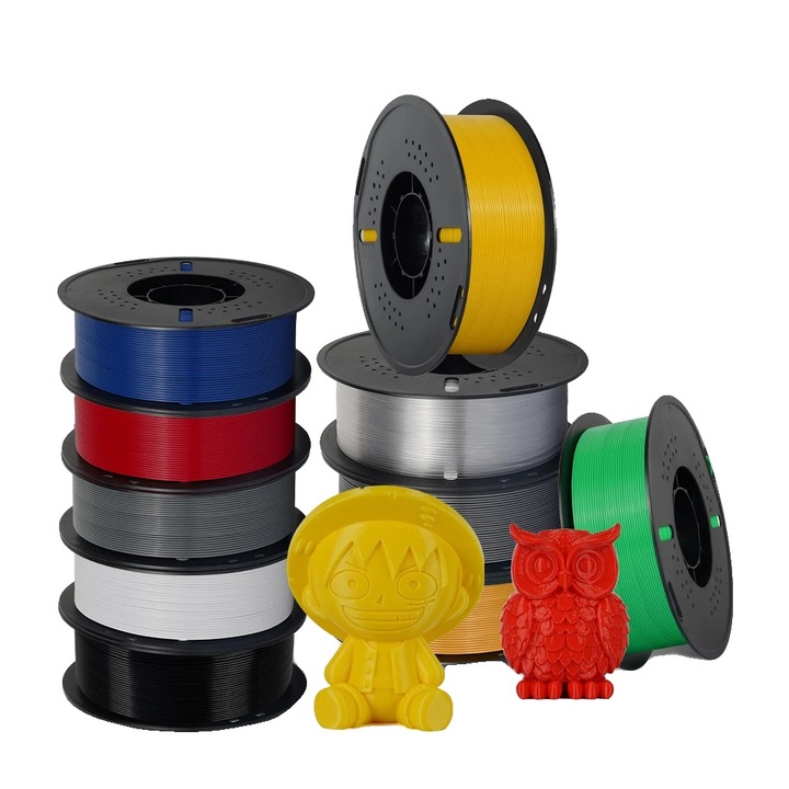 Filament 3D, PETG, 1,75 mm, szett 10KG MIX A