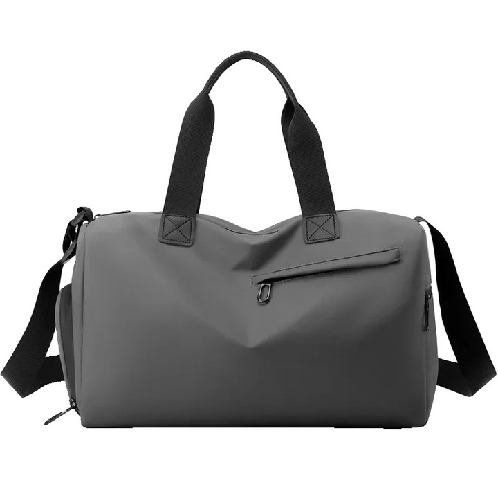 Geanta de voiaj, capacitate mare, rezistenta la apa, gri, 39x39cm