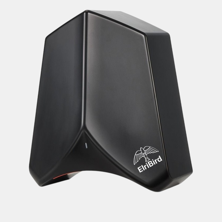 Сушилня за ръце ElriBird, 1100W, черна, с автоматичен сензор, размери 331x284x186mm, стенен монтаж