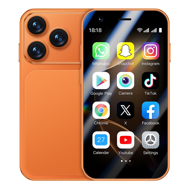 Smartphone mini Rainbuvvy A17 3G 2GB RAM 16GB Android 8.1 multicolor 88.4x45.2x11mm