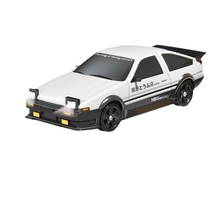 Masinuta RC, AE86, drift, patru roti motorizate, reincarcabila, pentru copii
