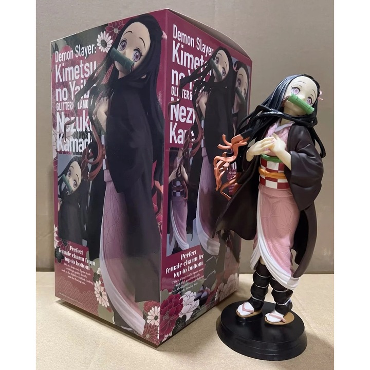 Фигурина Nezuko Kamado, Demon Slayer, PVC, детайли с висока дефиниция, 20см