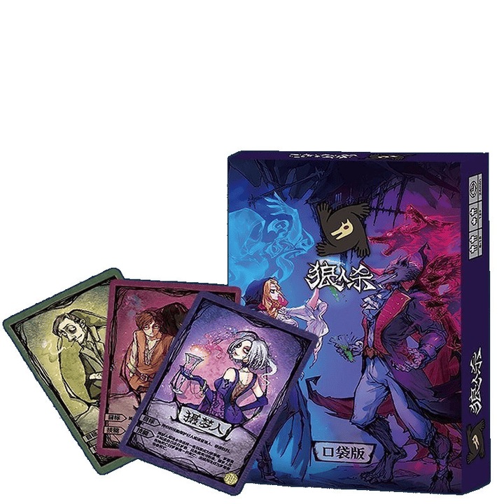 Teljes kártyacsomag, 53 darabos, zsebkiadás, hordozható társasjátékok családnak és gyerekeknek