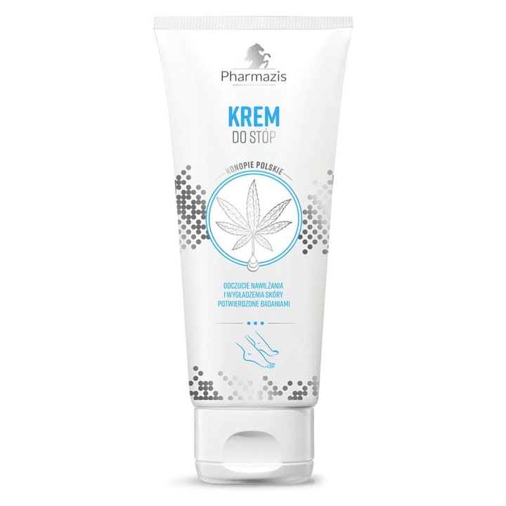 Lábkrém, Pharmazis, kannabisz kivonattal, 10% karbamiddal, 100ml
