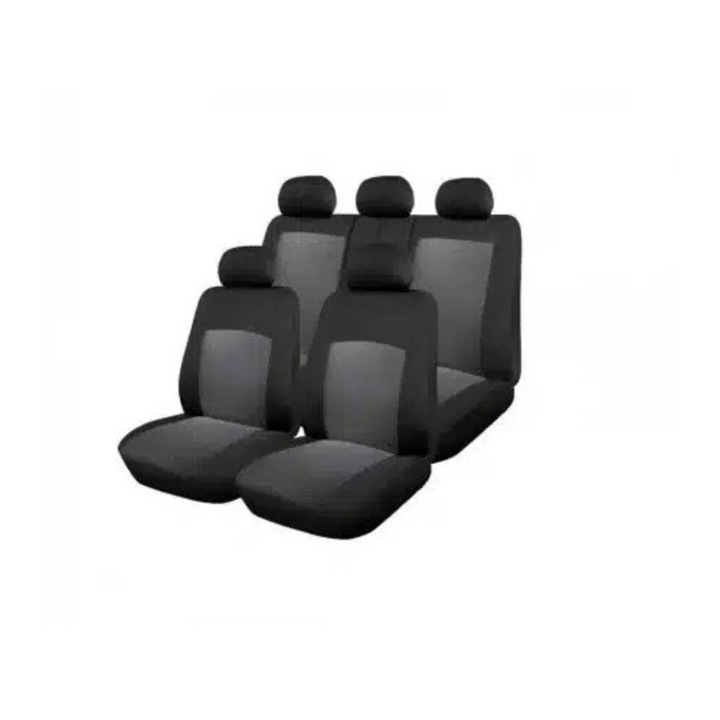 Set huse scaune auto, universale, fata-spate, jacquard