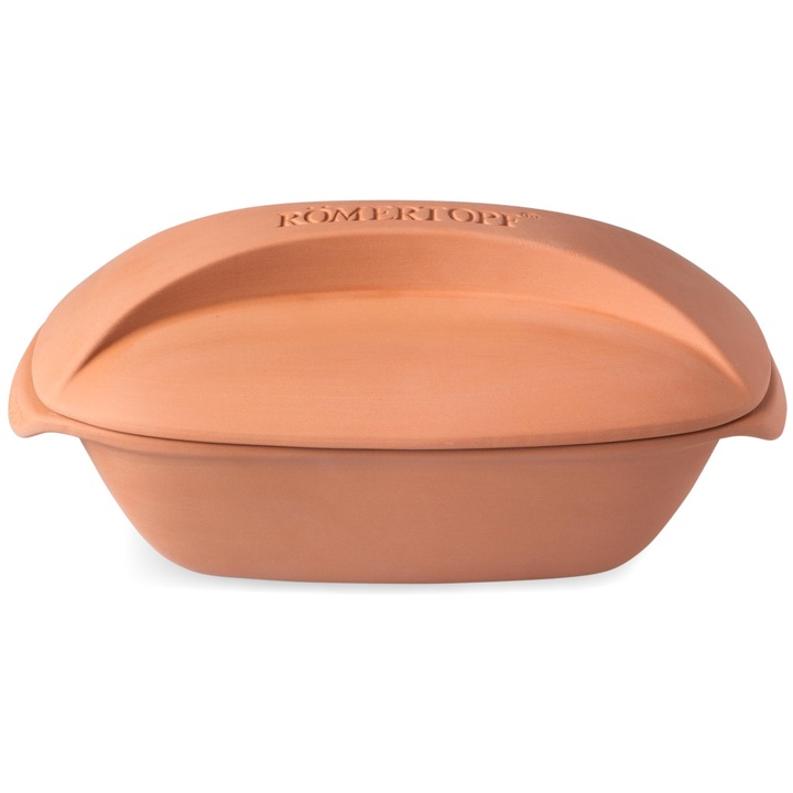 Tavă de copt ROMERTOPF Culinario, 3 litri, ceramică, pentru 4 persoane, potrivită pentru cuptor