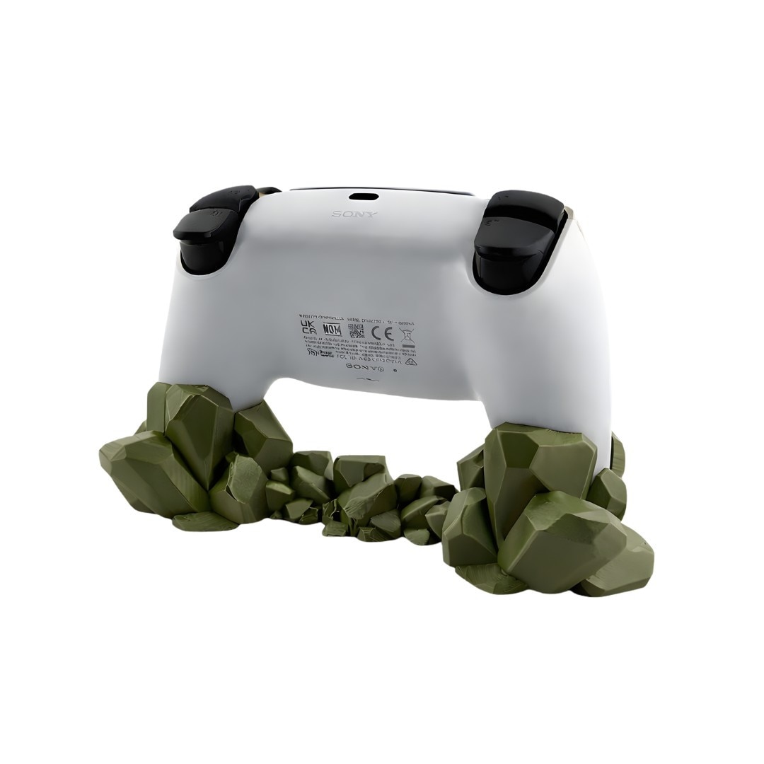 Suport Controller PS5, Verde Army, Mini Cristale - eMAG.ro