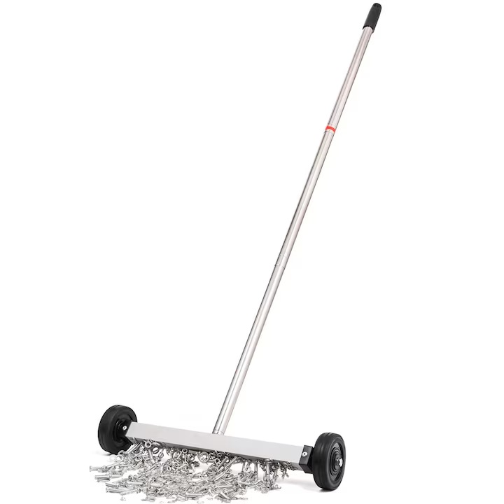 Mágneses felmosó 43cm, 4kg kapacitás, 7cm kerekek, állítható teleszkópos fogantyú