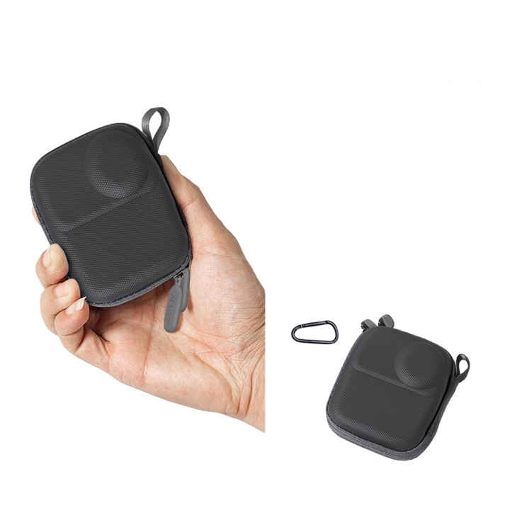 Преносим калъф за екшън камери, сив, съвместим с DJI Osmo Nano