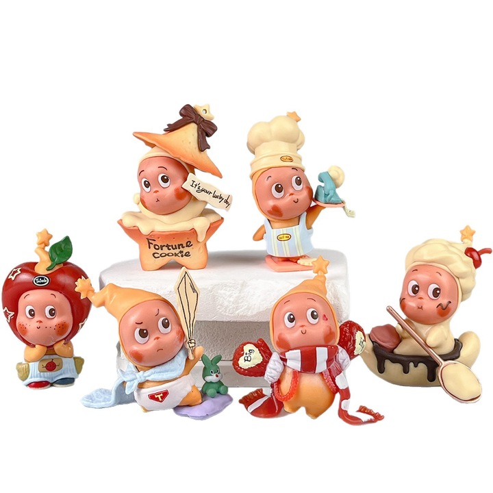 Фигурка Starman, комплект 6 броя, сладки орнаменти, стил А