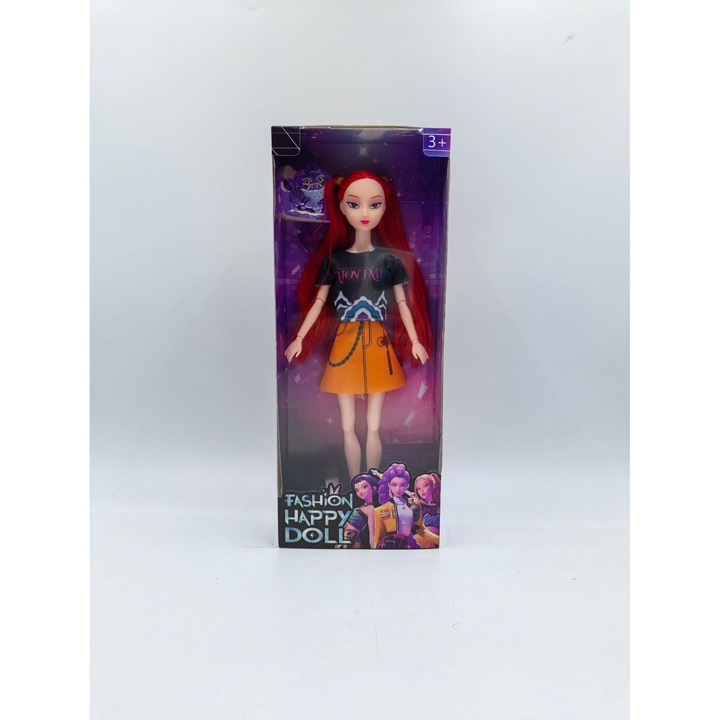 Фигурка K-POP Witcher Girls, винилова кукла, Мира с червена коса, с музика