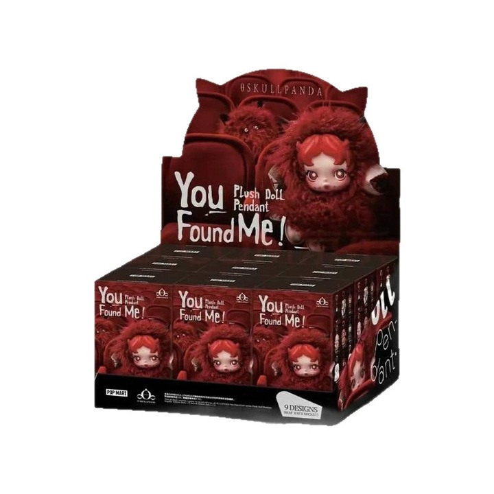 Plüss kulcstartók, 9 stílus, meglepetés szett