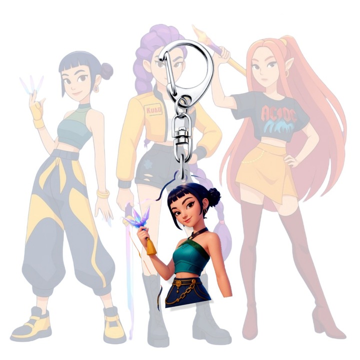 K-POP akril kulcstartó hátizsákhoz, Zoe