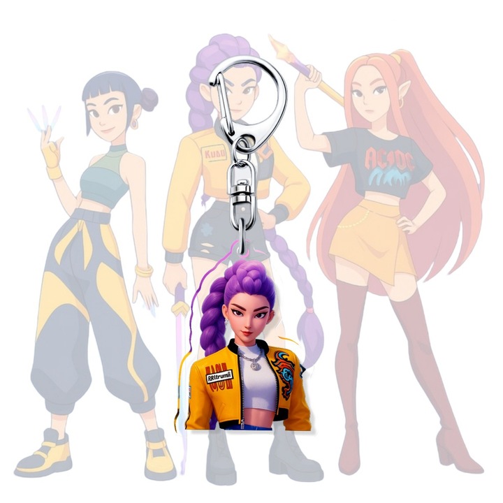 Breloc K-POP Witcher Girls, Rumi, acrilic