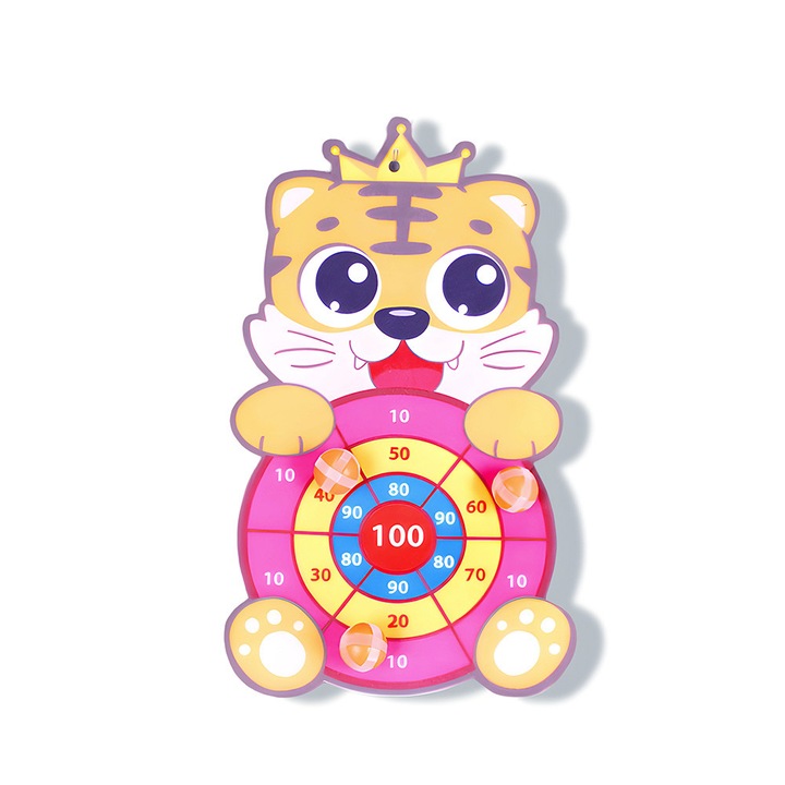 Gyermek célpont 3 labdával Tigris EmonaMall W5525, Sárga