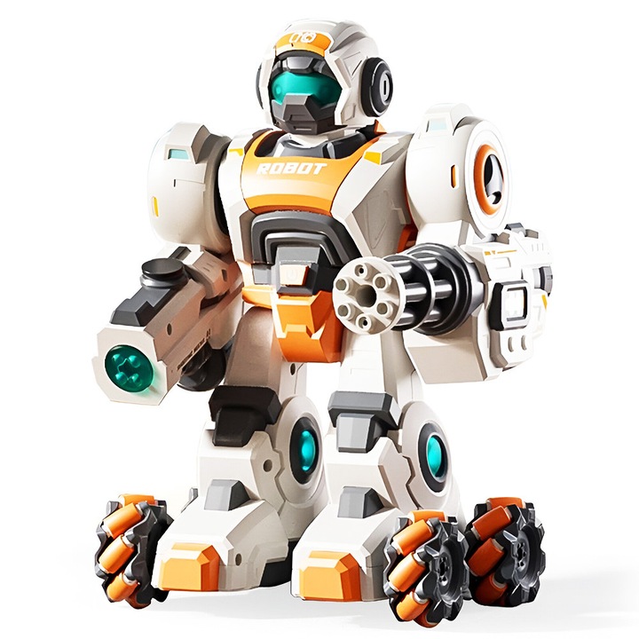 Robot pentru copii cu telecomandă dublă EmonaMall W5719, Multicolor