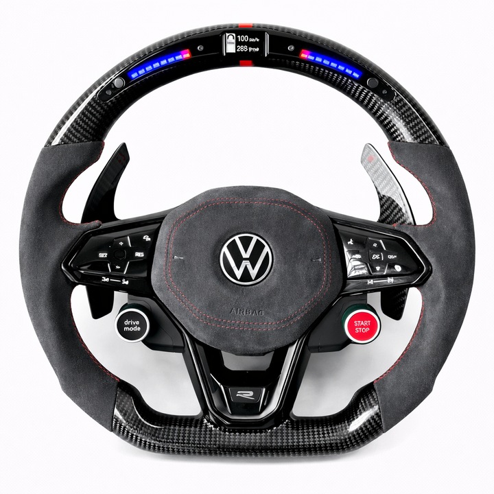 Волан VW – спортен с LED дисплей, карбон и алкантара