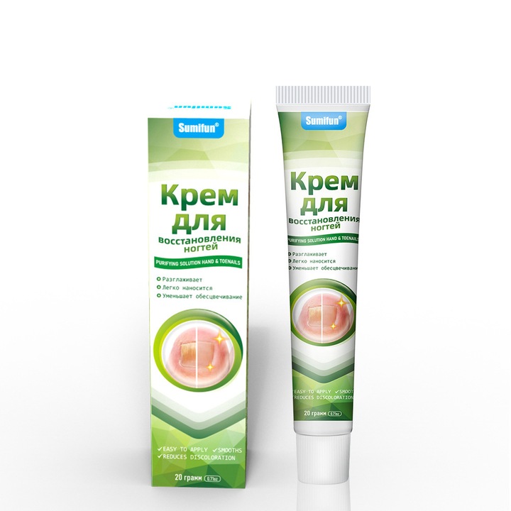 Körömregeneráló krém beépített reszelővel, 20g, uniszex, folyékony