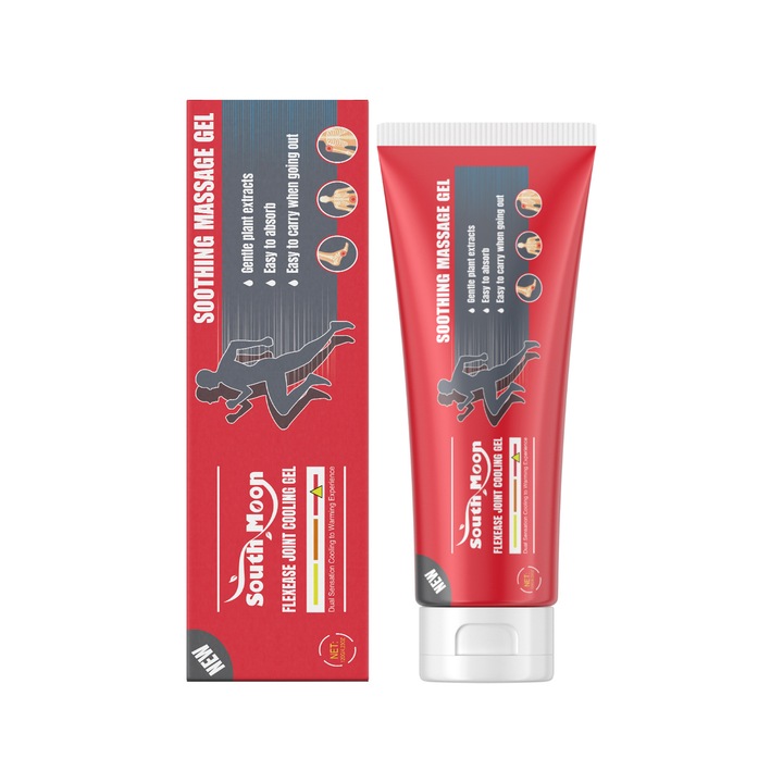 Ízületi gél, nyugtató masszázskrém, természetes kivonatok, 100ml